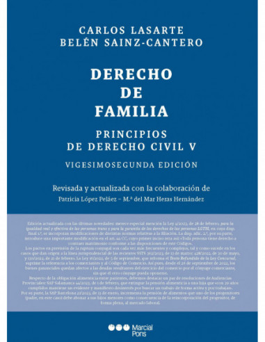 Principios de Derecho Civil. Tomo V. Derecho de Familia