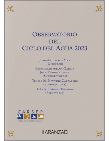 Observatorio del ciclo del agua 2023