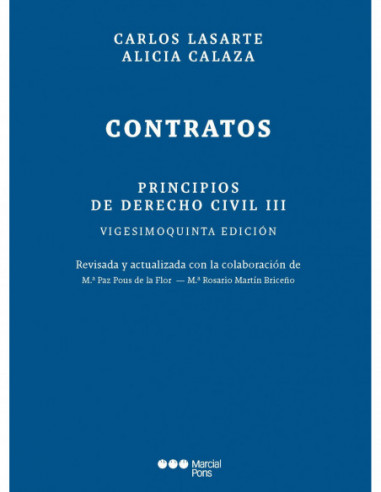 Principios de Derecho Civil. Tomo III. Contratos