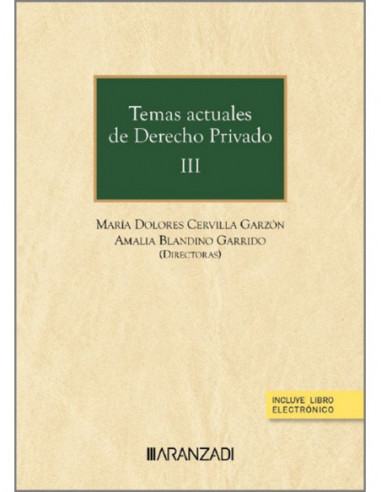 Temas actuales de derecho privado III