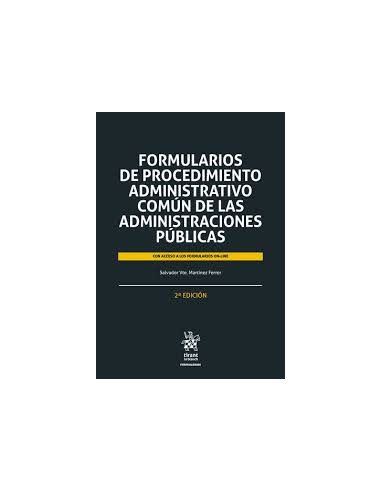 Formularios de procedimiento administrativo común de las administraciones pública