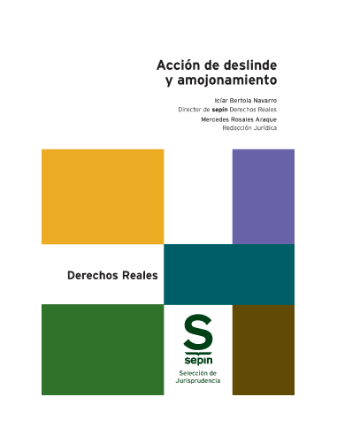Acción de deslinde y amojonamiento