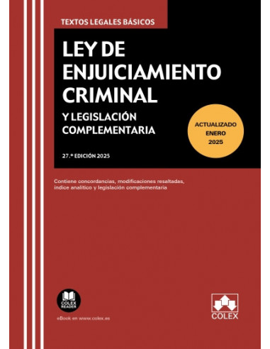 Ley de Enjuiciamiento Criminal y Legislación Complementaria