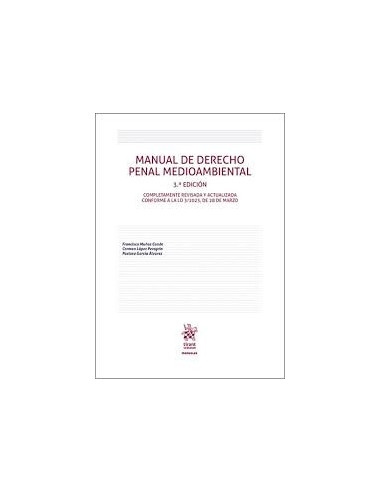 Manual de Derecho Penal Medioambiental