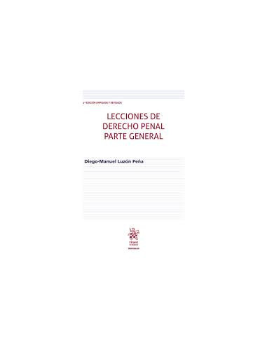 Lecciones de Derecho Penal. Parte general