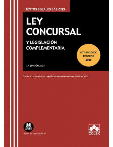 Ley Concursal y legislación complementaria