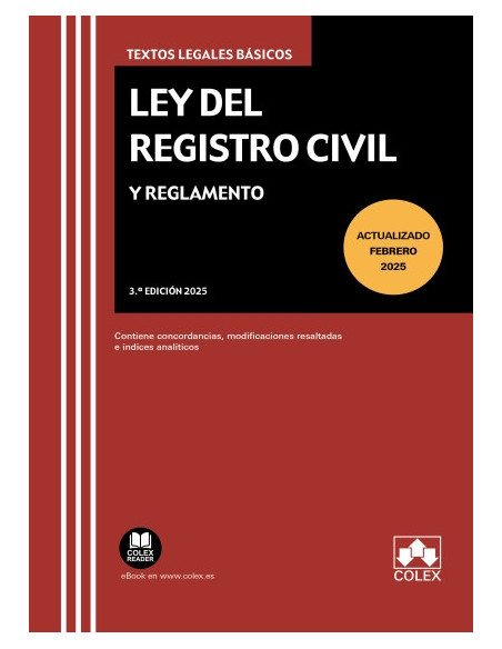 Ley del Registro Civil y Reglamento