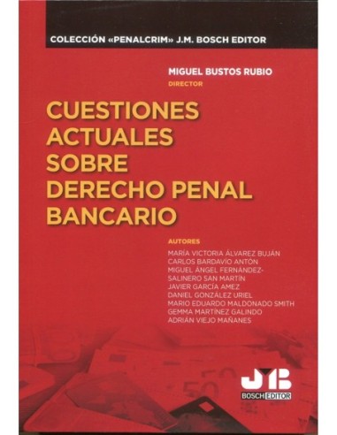 Cuestiones actuales sobre Derecho penal bancario