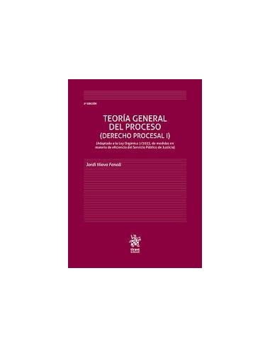 Teoría general del proceso. Derecho Procesal I