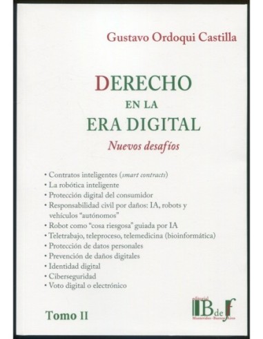 Derecho en la era digital. Nuevos desafíos. Tomo II