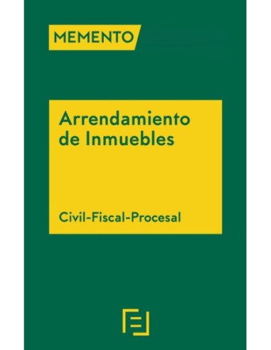 Memento Práctico Arrendamiento de Inmuebles 2025
