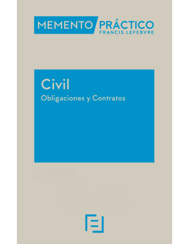 Memento Práctico Civil. Obligaciones y Contratos 2025-2026
