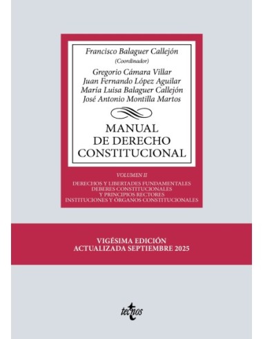 Manual de Derecho Constitucional. Vol. II