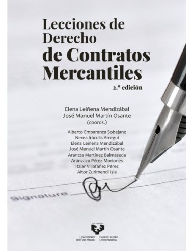 Lecciones de Derecho de contratos mercantiles