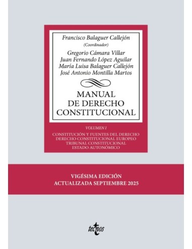 Manual de Derecho Constitucional. Volumen I