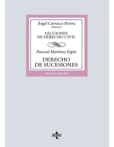 Lecciones de Derecho Civil. Derecho de sucesiones