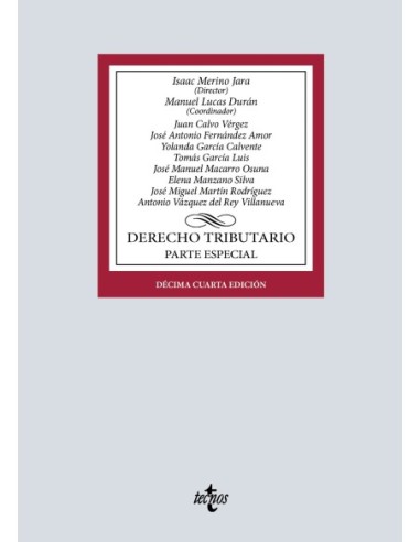 Derecho tributario. Parte especial
