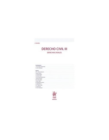 Derecho Civil III. Derechos Reales