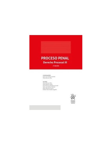 Proceso Penal. Derecho Procesal III