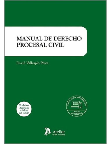 Manual de Derecho procesal civil