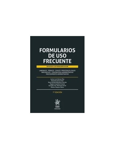 Formularios de uso frecuente
