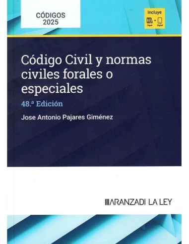 Código Civil y normas civiles forales o especiales
