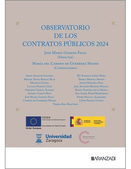 Observatorio de los contratos públicos 2024