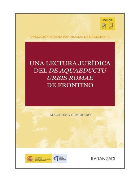 Una lectura jurídica del De aquaeductu urbis Romae de Frontino