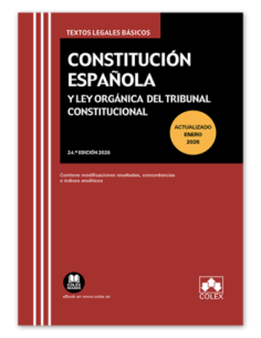 Constitución Española y Ley Orgánica del Tribunal...