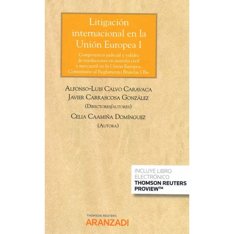 Litigación internacional en la Unión Europea I