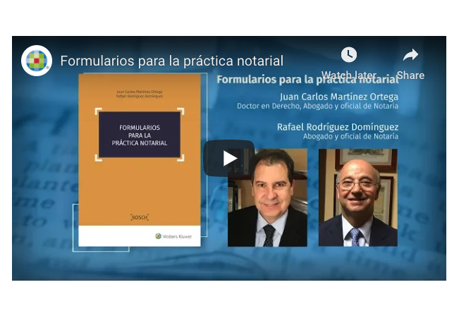 [VIDEO] Formularios para la Práctica Notarial: Presentación de los autores